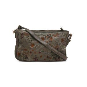 LATICO Olive Leather Meadow Small Crossbody